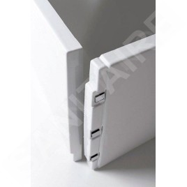 Polysan Couvert - Panneau frontal droit 180 R, 180 x 52 cm, blanc 72858