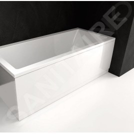 Polysan Couvert - Panneau frontal droit 180 R, 180 x 52 cm, blanc 72858
