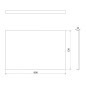 Polysan Couvert - Panneau latéral 80, 80 x 52 cm, blanc 72856 Polysan Couvert - Panneau latéral 80, 80 x 52 cm, blanc 72856