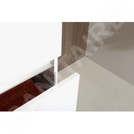 Sapho Composition - Meuble-vasque, 986x500x413 mm, blanc LA101