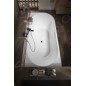 Aqualine Baignoires - Baignoire d'angle Tibera, 1700x800 mm, gauche, blanc E1026 Aqualine Baignoires - Baignoire d'angle Tibera, 1700x800 mm, gauche, blanc E1026