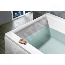 Polysan Baignoires - Baignoire rectangulaire CLEO, 1800 x 900 x 480 mm, blanc 13111