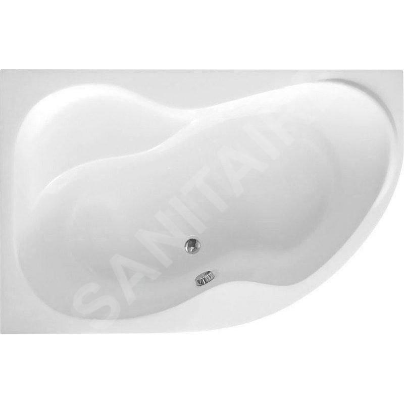 Aqualine Baignoires - Baignoire Cidlina 160, 1600x1050x450 mm, gauche, blanc G3615 Aqualine Baignoires - Baignoire Cidlina 160, 1600x1050x450 mm, gauche, blanc G3615