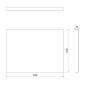 Polysan Couvert - Panneau latéral 70, 70 x 52 cm, blanc 72854 Polysan Couvert - Panneau latéral 70, 70 x 52 cm, blanc 72854