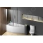 Polysan Baignoires - Baignoire asymétrique Tigra R, 1500 x 750 mm, Heavy Shell, blanc 72933