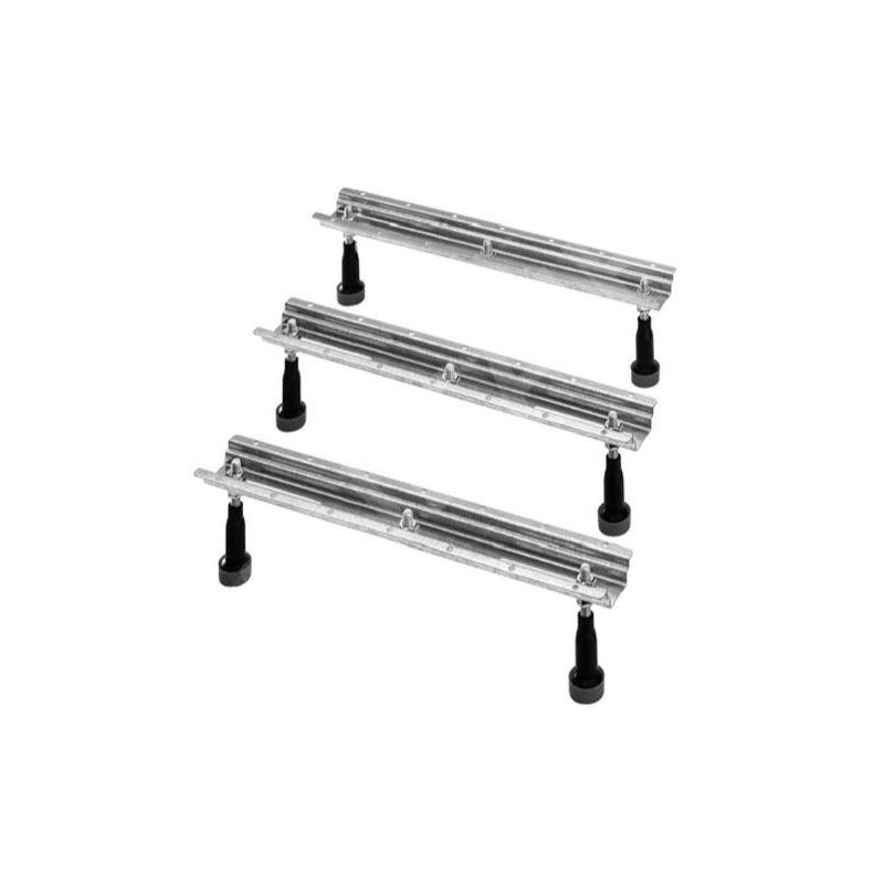 Duravit Accessoires - Pieds pour baignoire et receveur de douche, longueur à partir de 1500 mm, 3 pcs 790105000000000