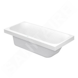 Duravit Happy D.2 - Baignoire 1600x700 mm, droite, blanc 700309000000000