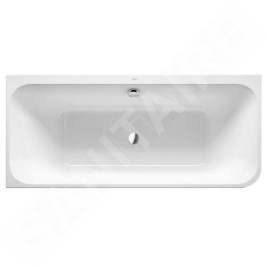 Duravit Happy D.2 - Baignoire 1800x800 mm, avec panneau, gauche, blanc 700316000000000