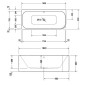 Duravit Happy D.2 - Baignoire 1800x800 mm, avec panneau, gauche, blanc 700316000000000 Duravit Happy D.2 - Baignoire 1800x800 mm, avec panneau, gauche, blanc 700316000000000