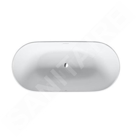 Duravit Luv - Baignoire îlot, 1800x850 mm, DuraSolid, ClickClack, blanc 700434000000000