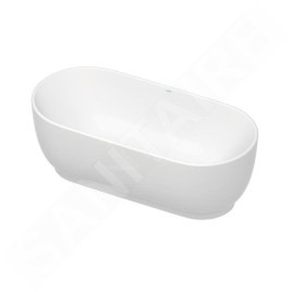 Duravit Luv - Baignoire îlot, 1800x850 mm, DuraSolid, ClickClack, blanc 700434000000000