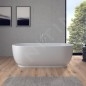 Duravit Luv - Baignoire îlot, 1800x850 mm, DuraSolid, ClickClack, blanc 700434000000000