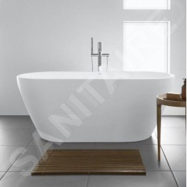 Duravit D-Neo - Baignoire îlot, 1600x750 mm, DuraSolid, ClickClack, blanc 700477000000000