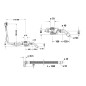 Duravit Accessoires - Garniture de vidage et de trop-plein pour baignoire, bowden, chrome 792210000001000