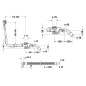 Duravit Accessoires - Garniture de vidage et de trop-plein pour baignoire, bowden, chrome 792204000001000