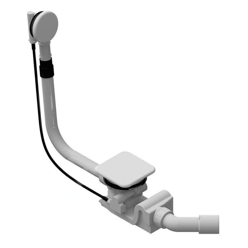 Kaldewei Accessoires - Bonde et trop-plein pour baignoire KA 4080, blanc 687772000001