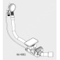 Kaldewei Accessoires - Garniture de vidage et trop-plein pour baignoire, avec remplissage, KA 4061, blanc 687772060001 Kaldewei Accessoires - Garniture de vidage et trop-plein pour baignoire, avec remplissage, KA 4061, blanc 687772060001