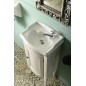 Sapho Retro - Meuble-vasque, 365x850x290 mm, blanc ancien 1641