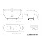 Kaldewei Ambiente - Baignoire rectangulaire Classic Duo 109, 1800x750 mm, Pearl-Effect, blanc 290900013001 Kaldewei Ambiente - Baignoire rectangulaire Classic Duo 109, 1800x750 mm, Pearl-Effect, blanc 290900013001