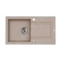 Alveus Falcon - Évier en granit, 780x435 mm, avec commande de vidage, beige 1090978