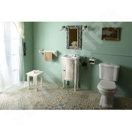 Sapho Retro - Meuble-vasque, 365x850x290 mm, blanc ancien 1641