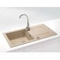 Alveus Falcon - Évier en granit, 780x435 mm, avec commande de vidage, beige 1090978