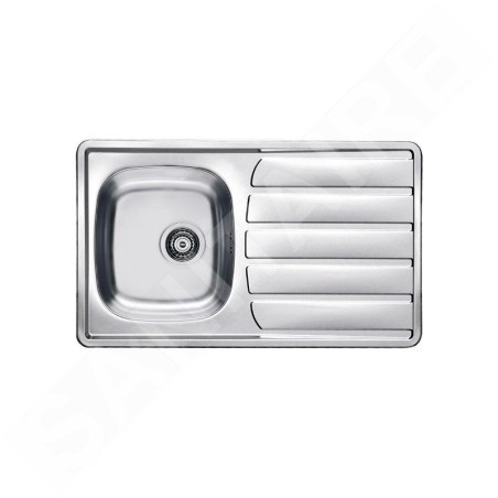Alveus Zoom - Évier 860x500 mm, inox 1098842