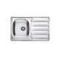 Alveus Zoom - Évier 790x500 mm, inox 1098938