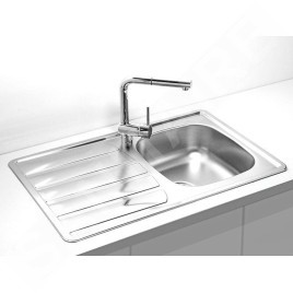 Alveus Zoom - Évier 790x500 mm, inox 1098938