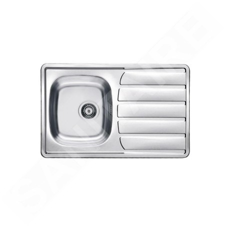 Alveus Zoom - Évier 790x500 mm, inox 1098939