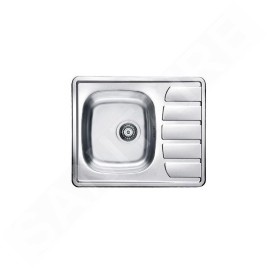 Alveus Zoom - Évier 615x500 mm, inox 1098941