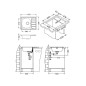 Alveus Zoom - Évier 615x500 mm, inox 1098941