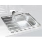 Alveus Zoom - Évier 615x500 mm, inox 1098941