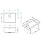 Alveus Quadrix - Évier 550x440 mm, inox 1102606