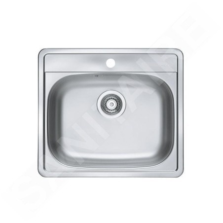 Alveus More - Évier 560x500 mm, inox 1103106