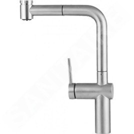 Alveus Robinetterie - Mitigeur d'évier avec douchette extractible, chrome 1103779