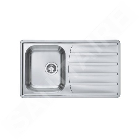 Alveus Zoom Maxim - Évier 860x500 mm, inox 1108176