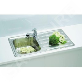 Alveus Zoom Maxim - Évier 860x500 mm, inox 1108176