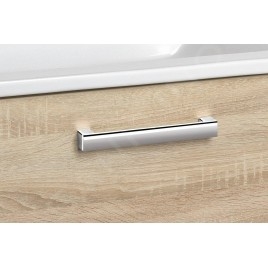 Aqualine Vega - Meuble lavabo 970x600x436 mm, chêne platine VG903