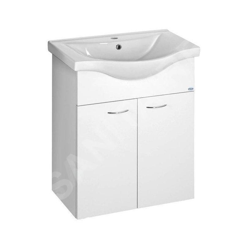 Aqualine Keramia Fresh - Meuble lavabo 606x740x337 mm, blanc 50063A Aqualine Keramia Fresh - Meuble lavabo 606x740x337 mm, blanc 50063A