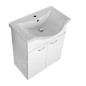 Aqualine Keramia Fresh - Meuble lavabo 606x740x337 mm, blanc 50063A Aqualine Keramia Fresh - Meuble lavabo 606x740x337 mm, blanc 50063A