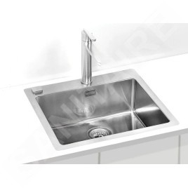 Alveus Pure - Évier 565x525 mm, avec commande du vidage, inox 1122385