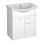 Aqualine Keramia Fresh - Meuble lavabo 606x740x337 mm, blanc 50064A Aqualine Keramia Fresh - Meuble lavabo 606x740x337 mm, blanc 50064A
