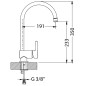 Alveus Arc - Mitigeur d’évier, charbon 1126725