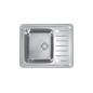 Alveus Galeo - Évier 615x500 mm, avec commande du vidage, inox 1128552