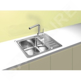 Alveus Galeo - Évier 615x500 mm, avec commande du vidage, inox 1128552