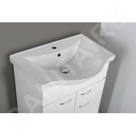 Aqualine Keramia Fresh - Meuble lavabo 606x740x337 mm, blanc 50064A