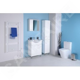 Aqualine Keramia Fresh - Meuble lavabo 606x740x337 mm, blanc 50064A