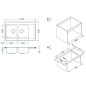 Alveus Classic Pro - Évier 1000x600 mm, inox 1130472