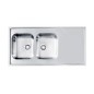Alveus Classic Pro - Évier 1200x600 mm, inox 1130474